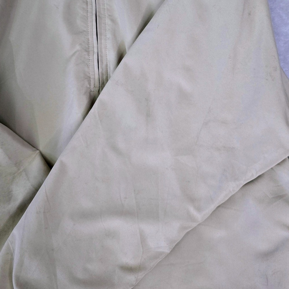 Wedge Golf & Beyond Mens Size L Reversible 1/4 Zip Pullover Jacket Beige Black - Picture 8 of 15